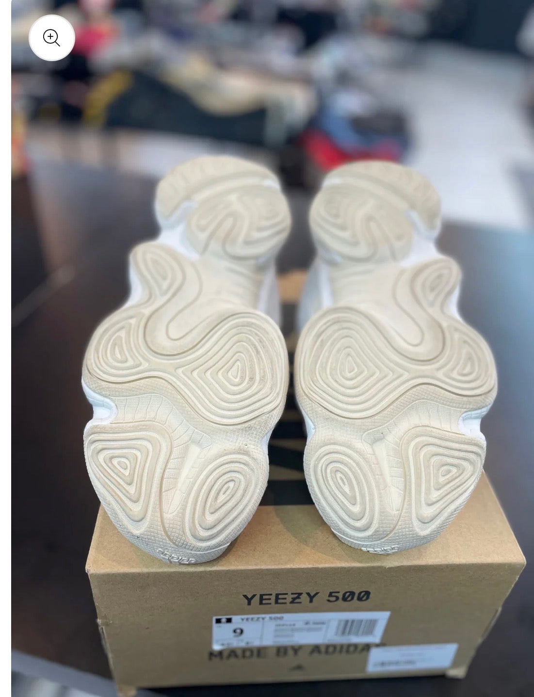 Adidas Yeezy 500 “Bone White “ *Size 9 Preowned*