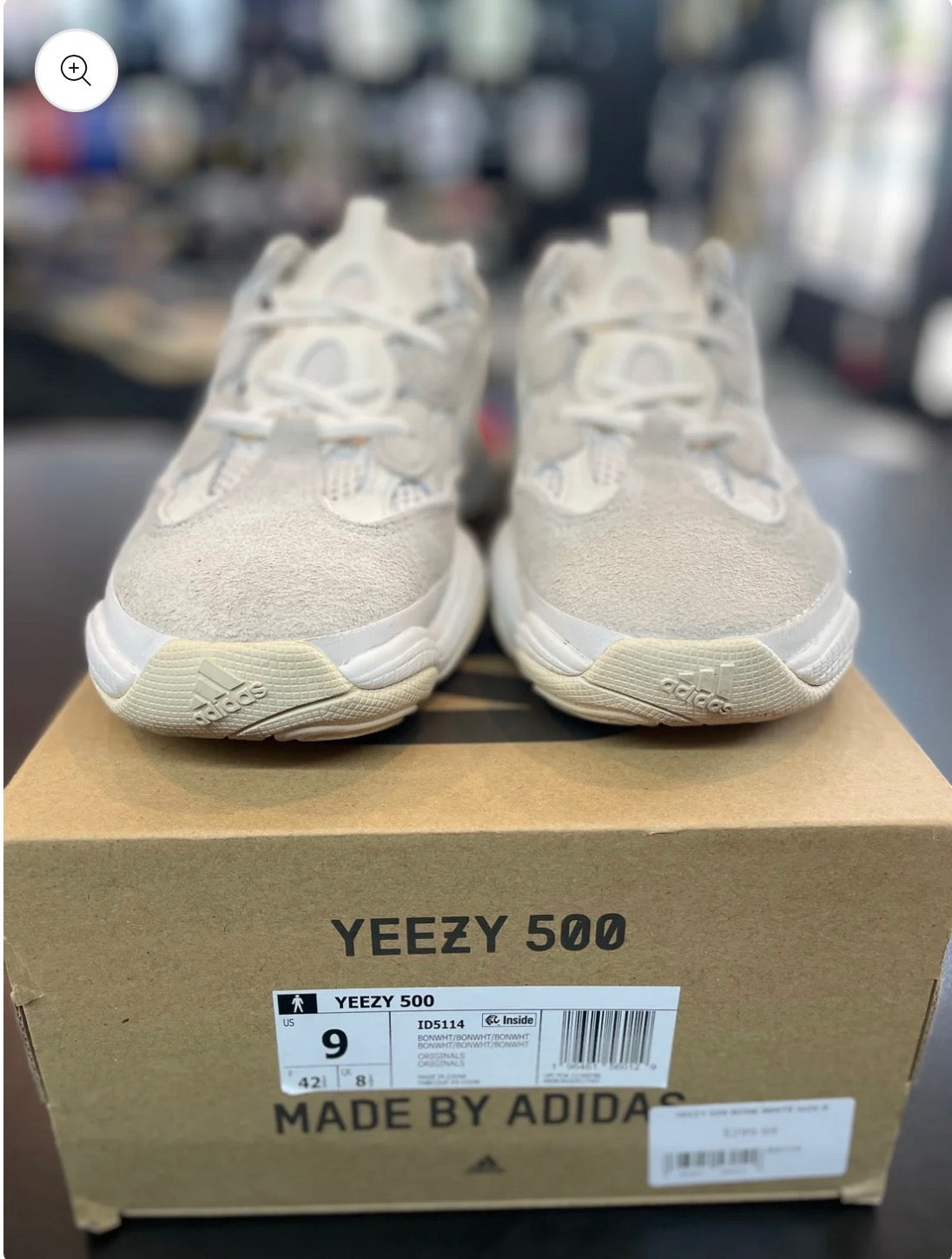 Adidas Yeezy 500 “Bone White “ *Size 9 Preowned*